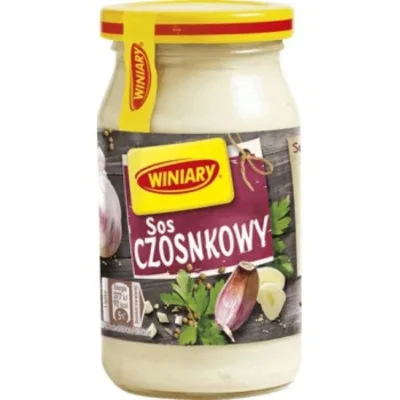 Winiary Sos Czosnkowy 250 ml Salsa all’aglio cremosa