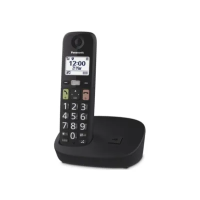 PANASONIC CORDLESS CORDLESS TGU110 TASTI GRANDI BLACK KX-TGU110EXB