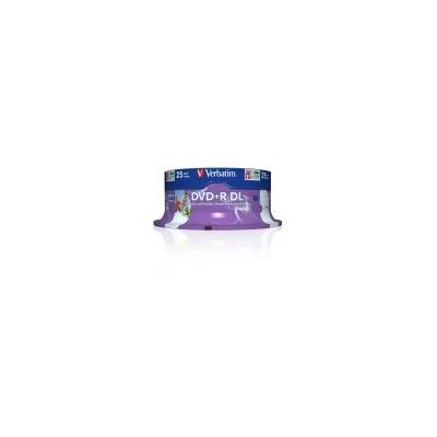 VERBATIM SPINDLE 25 DVD+R D.LAYER 8.5GB 8X 43667/25