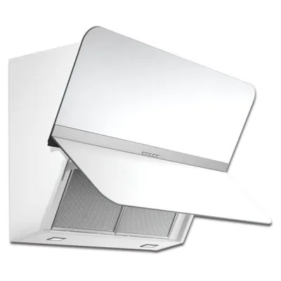 Falmec Cappa a parete Flipper finitura vetro bianco satinato da 85 cm - IN PROMOZIONE CON VOUCHER FINO AL 6/07