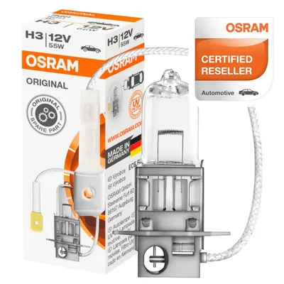 Lampada alogena Osram STANDARD 64151 H3 55W 12V PK22s Box 1 pz