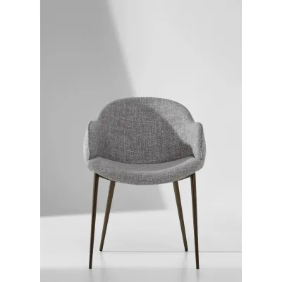 Bonaldo Sedia Miss My Way Wood con gambe in legno e seduta a scelta - Con braccioli