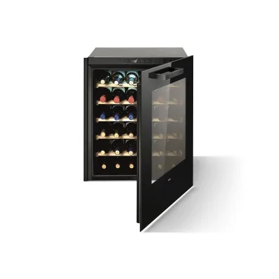 PRONTA CONSEGNA - Elica: Cantinetta vino da incasso VERITAS BI36 BL PRF0191774 in vetro nero da 60 cm
