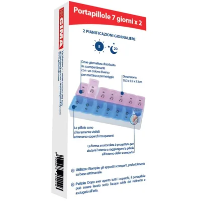 Portapillole Sett.7ggx2 Gima