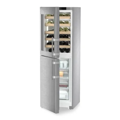 Liebherr Congelatore con cantina vino a libera installazione SWNstd 529i finitura inox da 60 cm - PROMOZIONE ATTIVA FINO AL 19/10