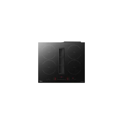 Midea Comfee Piano cottura a induzione con cappa integrata MIH742FY18K0 in vetroceramica nero da 60 cm