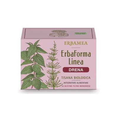 Erbamea Erbaforma Linea Drena Tisana Biologica 20 Bustine Filtro