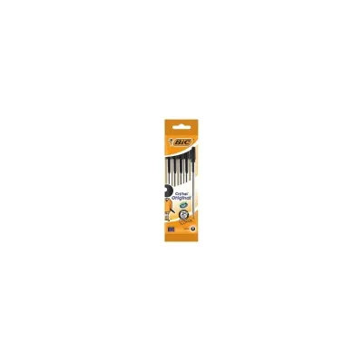 Bic Cristal Original Conf. da 5 penne a sfera Punta media 1,0mm Linea 0,40mm NERO 802051