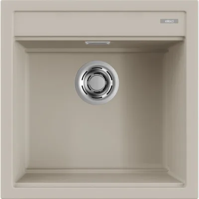 Elleci Lavello una vasca BEST 104 LKB10495 finitura composito K95 champagne da 51x51 cm