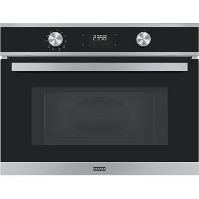 Franke: Forno microonde Smart FSM 45 MW XS 131.0606.103 finitura inox satinato - cristallo nero da 60 cm