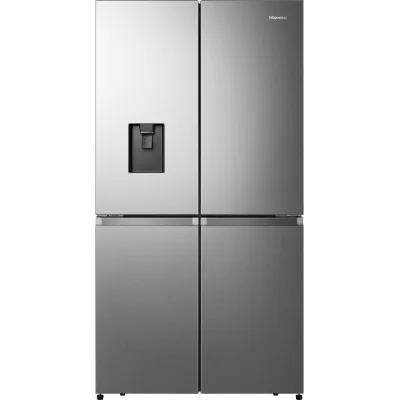 Hisense: Frigorifero 4 porte a libera installazione RQ758N4SWSE finitura inox da 91 cm