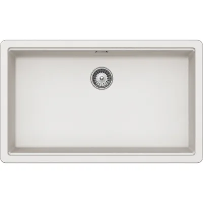 PRONTA CONSEGNA - Schock Lavello una vasca BROOKLYN N100XL BYKN100XLA16 finitura new alumina da 75x45.6 cm