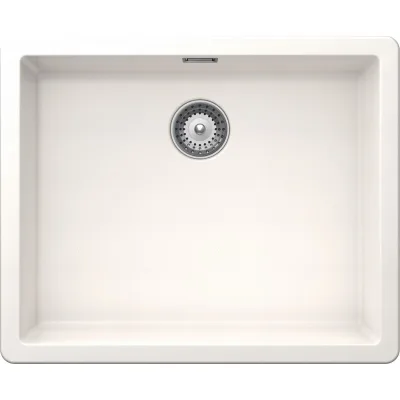 Schock Lavello una vasca GALAXY N100LU GALN100LU99 finitura bianco puro da 53x43 cm