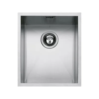 Barazza Lavello sottotop a una vasca QUADRA R0 1Q3440S finitura inox satinato da 34x40 cm - PROMOZIONE ATTIVA FINO AL 19/10