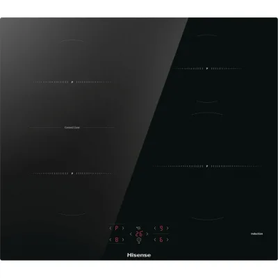 Hisense Piano cottura a induzione HI642SC in vetroceramica nero da 60 cm