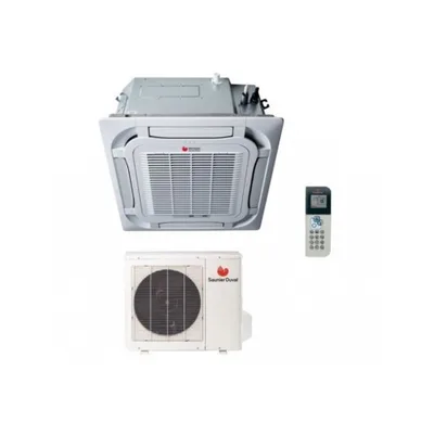 Climatizzatore Condizionatore Hermann Saunier Duval A Cassetta 4 Vie Inverter Vivair SDH19 -085IKN Da 28000 Btu Gas R32 A++/A+