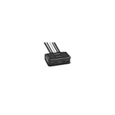 Lindy 2 PORT DISPLAYPORT KVM SWITCH 42344