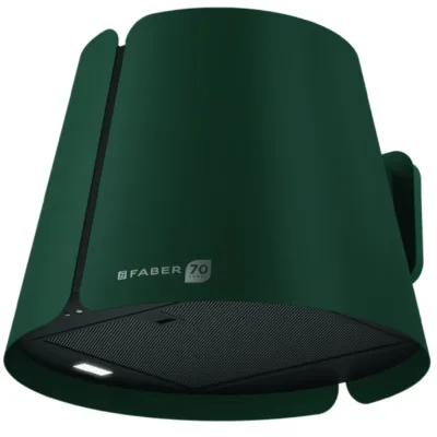 Faber Cappa a parete BEAT WALL F42 DF/BK MATT 335.0740.239 finitura verde/nero opaco da 47.8 cm