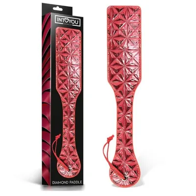Sculacciatore paddle Diamond Red spanking frustino sexy sadomaso rosso neoprene