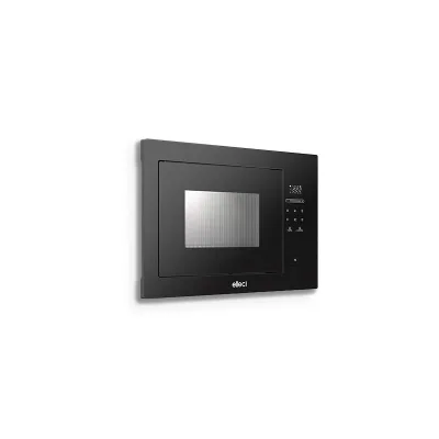 Elleci Forno microonde multifunzione URBAN MW FVUR281BKWS finitura vetro BK nero da 60 cm