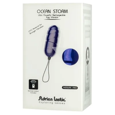 Ocean Storm ovetto vibrante 10 x super potente con telecomando ricaricabile USB
