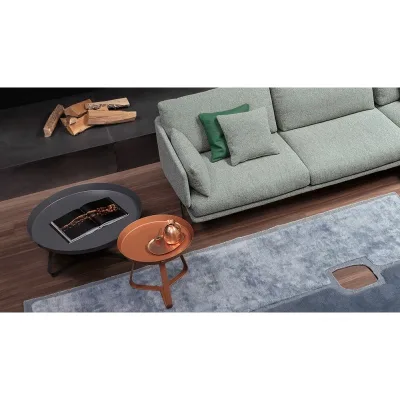 Bonaldo Tavolino Frinfri High con struttura in metallo e piano a scelta da Ø40 cm e h. 50 cm