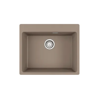 PRONTA CONSEGNA - Franke: Lavello una vasca Vasche Sopratop Centro MRG 610-54 FTL 114.0661.701 finitura fragranite oyster da 59x50 cm