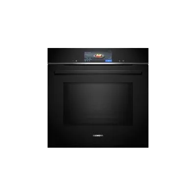 Siemens Forno pirolitico combinato con microonde da incasso HM778GMB1 finitura nero da 60 cm
