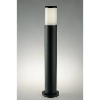 Paletto per esterni antracite in alluminio, LED 13W, luce naturale, 13x65cm