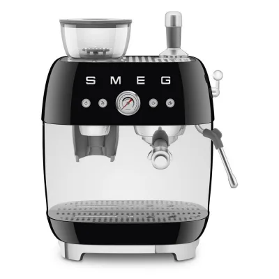 Smeg Macchina da caffè espresso manuale con macinacaffè EGF03BLEU finitura nero