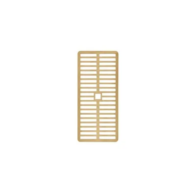 Foster Griglia per cappe 8803 119 finitura acciaio PVD gold
