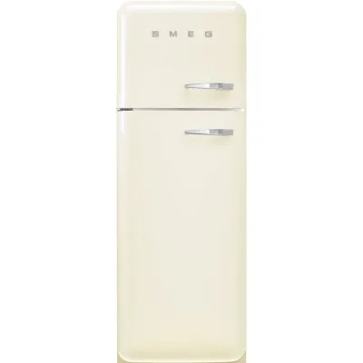 Smeg Frigorifero doppia porta con cerniere a sinistra a libera installazione FAB30LCR6 finitura panna da 60 cm