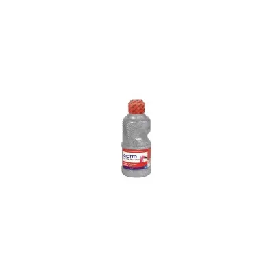 GIOTTO FLACONE 250ML TEMPERA ARGENTO GLITT 531202