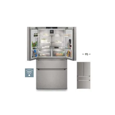 Liebherr Frigorifero side by side FrenchDoor a libera installazione MBsddi 9556 finitura inox/argento da 91 cm