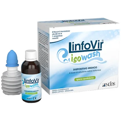 Linfovir Isowash Soluz.8x60ml