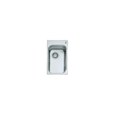 Alpes Vasca semifilo VF 531-S in acciaio inox da 31x51 cm
