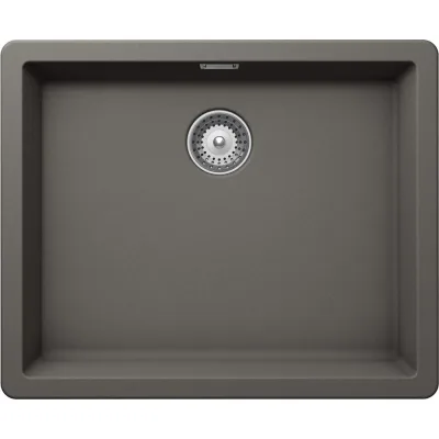 Schock Lavello una vasca GALAXY N100L GALN100LA91 finitura silverstone da 55.6x45.6 cm