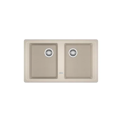PRONTA CONSEGNA - Franke: Lavello due vasche Boston BFG 620 114.0276.138 finitura fragranite sahara da 86x50 cm