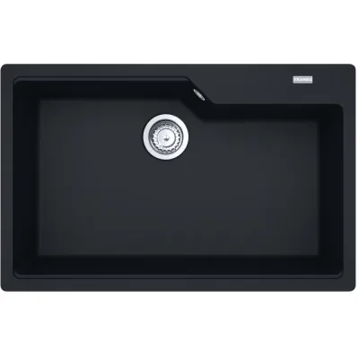 PRONTA CONSEGNA - Franke: Lavello una vasca Vasche Sopratop Urban UBG 610-72 114.0686.806 finitura fragranite black matt da 78x50 cm