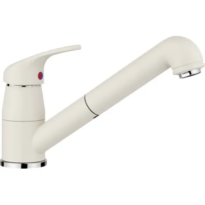 Blanco | Miscelatore monocomando con doccetta estraibile DARAS-S 1526937 finitura soft white