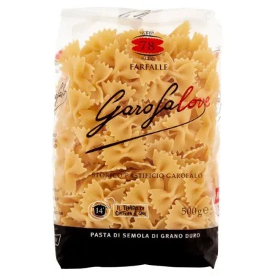 Garofalo Farfalle N. 78 Pasta di Gragano Semola di grano duro 500 gr