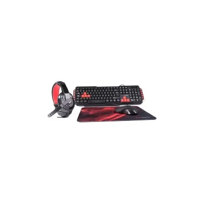 PACK GAMING MARS USB MRCP1 4 in 1 Tasteria+Mouse+Cuffie+Pad