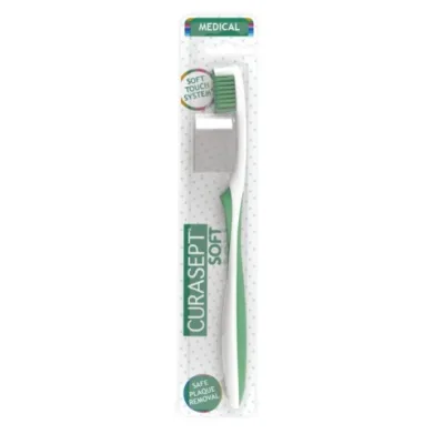 CURASEPT SPAZZOLINO SOFT MEDICAL VERDE