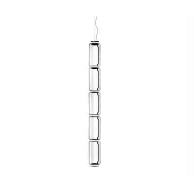 Flos Lampada a sospensione Noctambule Suspension 5 High Cylinder finitura nero