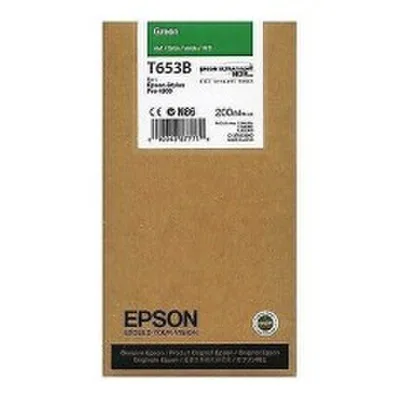 CARTUCCIA ORIGINALE EPSON C13T653B00 T653B VERDE STYLUS PRO 4900 SPECTRO PROOFER UV M1