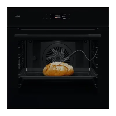 PRONTA CONSEGNA - AEG Forno MealAssist pirolitico da incasso NBE 7P631 AB finitura nero lucido da 60 cm