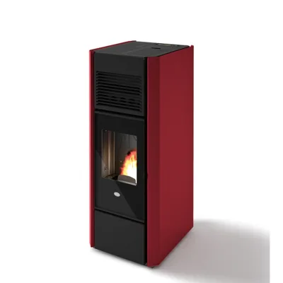 Eva Calòr Stufa a pellet INES 901646900 finitura rosso