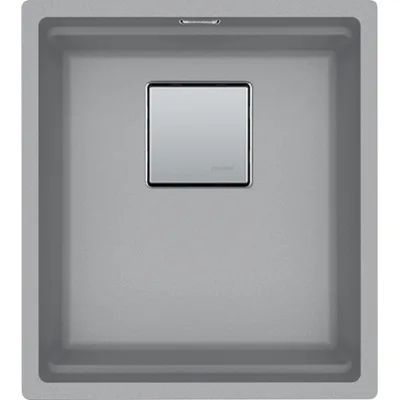 Franke: Lavello una vasca Vasche Kubus 2 Sottotop KNG 110-37 125.0529.503 finitura fragranite stone grey da 37x42 cm