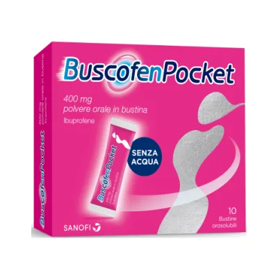BUSCOFENPOCKET POLVERE 10 BUSTINE 400MG