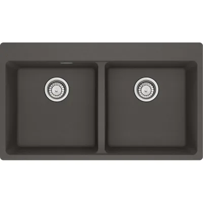 Franke: Lavello due vasche Vasche Sopratop Centro MRG 620-39-39 FTL 114.0714.188 finitura grigio ardesia da 86x50 cm